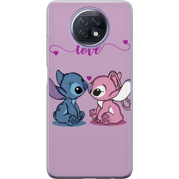 Xiaomi Redmi Note 9T Genomskinligt Skal Lilo & Stitch – Angel Edition