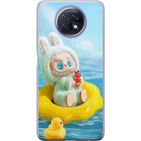 Xiaomi Redmi Note 9T Gennemsigtig cover Labubu Macaron-serie