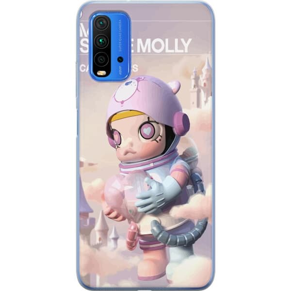 Xiaomi Redmi Note 9 4G Gennemsigtig cover Mega Space Molly Care Bears Series - Share Bear Edition