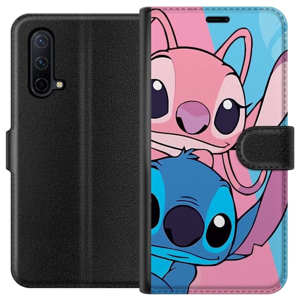 OnePlus Nord CE 5G Lompakkokotelo Stitch & Angel
