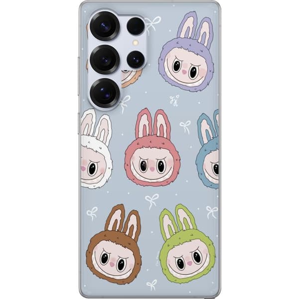 Samsung Galaxy S25 Ultra Läpinäkyvä kuori Pastel Labubu