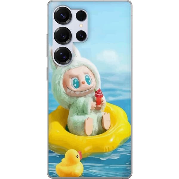 Samsung Galaxy S25 Ultra Läpinäkyvä kuori Labubu Macaron-sarja