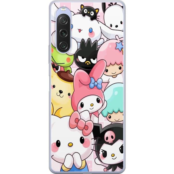 Sony Xperia 10 V Gjennomsiktig deksel Kawaii Sanrio Crew