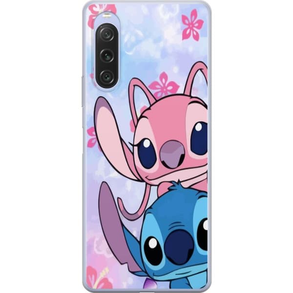Sony Xperia 10 V Gennemsigtig cover Stitch & Angel