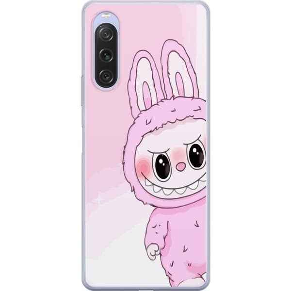 Sony Xperia 10 V Läpinäkyvä kuori Labubu Jänis-sarja