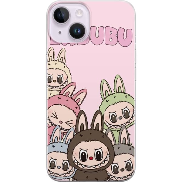 Apple iPhone 14 Gennemsigtig cover Labubu Classics
