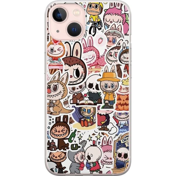 Apple iPhone 13 mini Gennemsigtig cover Labubu All-Stars – POP MART Specialudgave