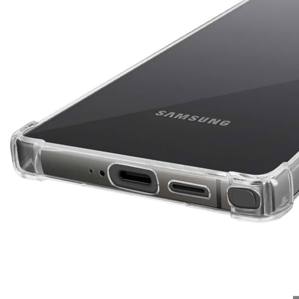 Coque för Samsung Galaxy S25 Ultra Silikon Stötsäker Förstärkta Hörn Akashi Transparent