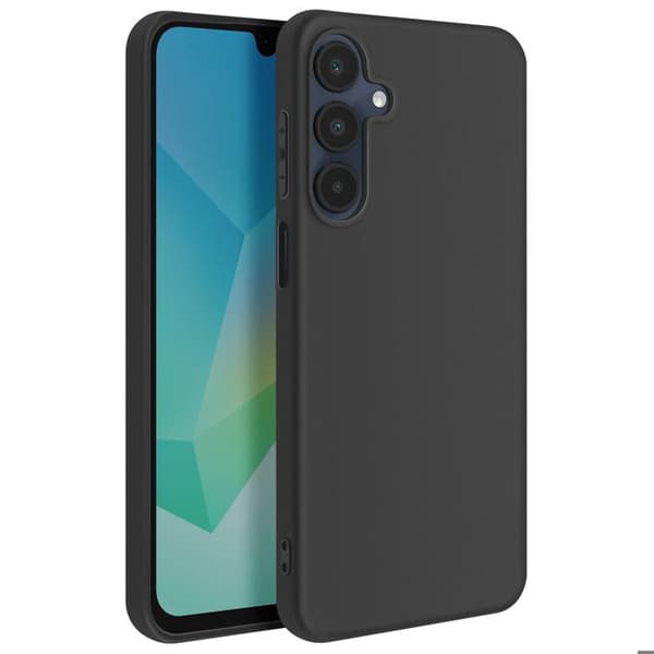 Silicone Flexibel Fodral för Samsung Galaxy A16 Gummi Akashi Svart