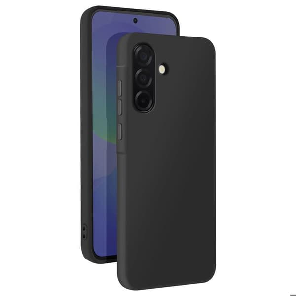 Coque för Samsung Galaxy A36 Silikon Flexibel Gummitouch Akashi Svart