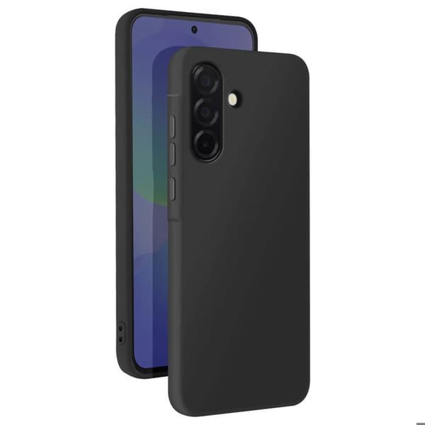 Coque för Samsung Galaxy A36 Silikon Flexibel Gummitouch Akashi Svart