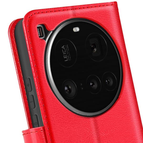 Etui för Xiaomi 15 Ultra Fodral Plånbok Stöd Mayaxess Röd