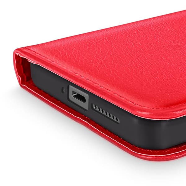 Etui för Xiaomi 15 Ultra Fodral Plånbok Stöd Mayaxess Röd