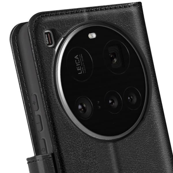 Etui för Xiaomi 15 Ultra Fodral Plånbok Stöd Mayaxess Svart