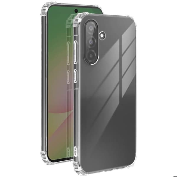 Coque för Samsung Galaxy A56 Silikon Stötsäker Förstärkta Hörn Akashi Transparent