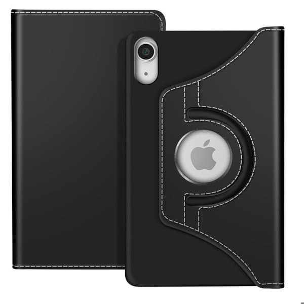 Ärende för iPad 11 2025 och 10 2022 Rotationsstöd Landskap Porträtt Akashi Svart