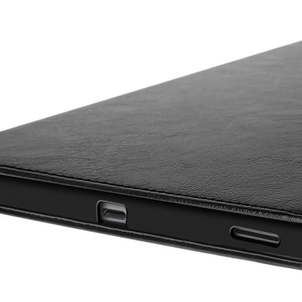 Fodral för Samsung Galaxy Tab S10 FE Plus med kortficka och videostöd svart