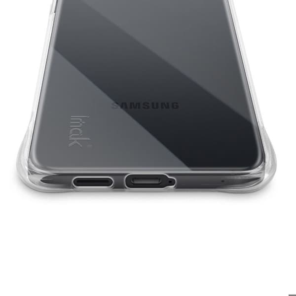 Coque för Samsung Galaxy S25 Edge Silikon Stötskydd Bumper iMak Transparent