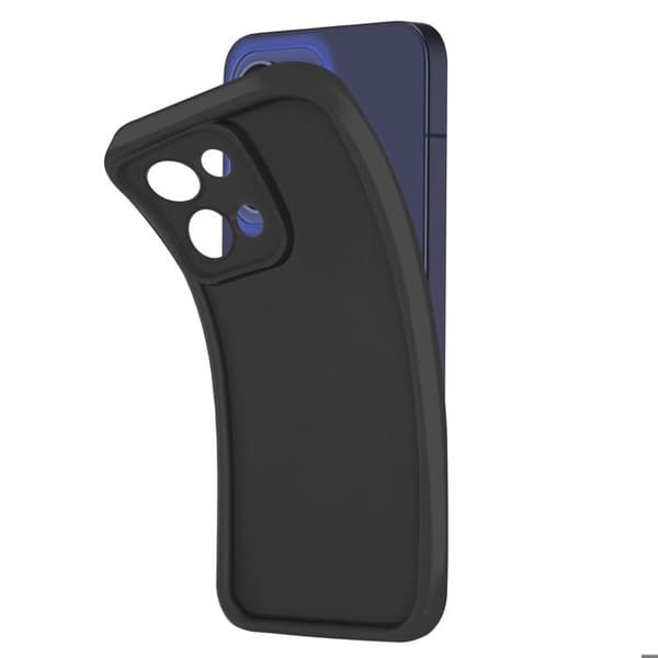 Coque för Oppo Reno 13 Silikon Halkbeständig Kamera Skyddad Svart