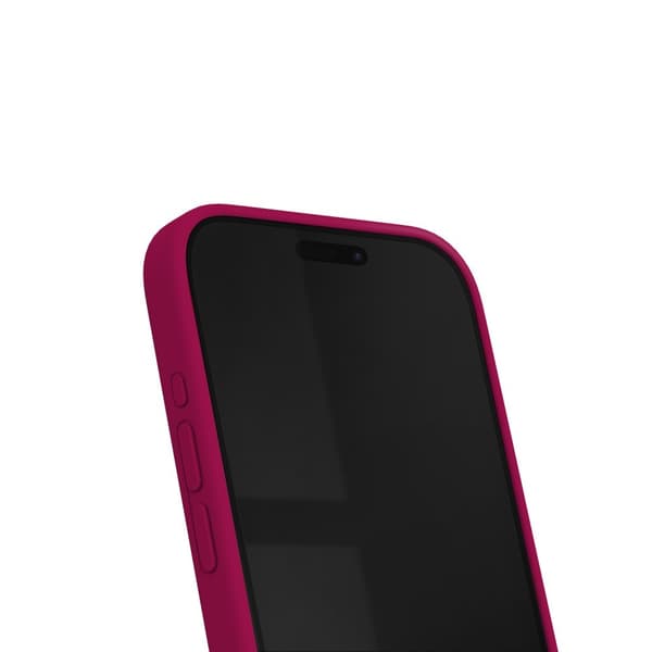 Ideal of Sweden iPhone 15 Pro Kuori Silicone Case MagSafe Magenta