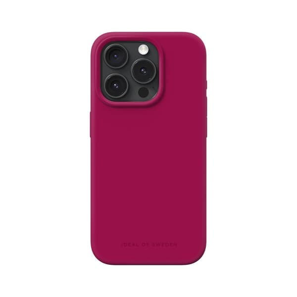 Ideal of Sweden iPhone 15 Pro Kuori Silicone Case MagSafe Magenta