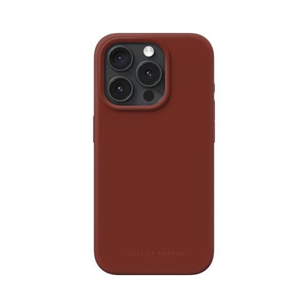 Ideal of Sweden iPhone 15 Pro Skal Silicone Case MagSafe Dark Amber