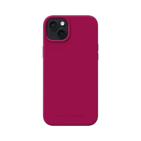 Ideal of Sweden iPhone 15 Plus Kuori Silicone Case MagSafe Magenta