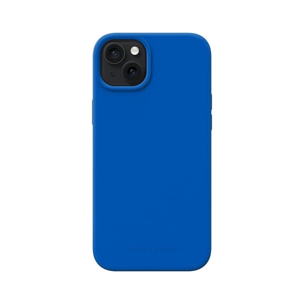 Ideal of Sweden iPhone 15 Plus Kuori Silicone Case MagSafe Cobalt Blue