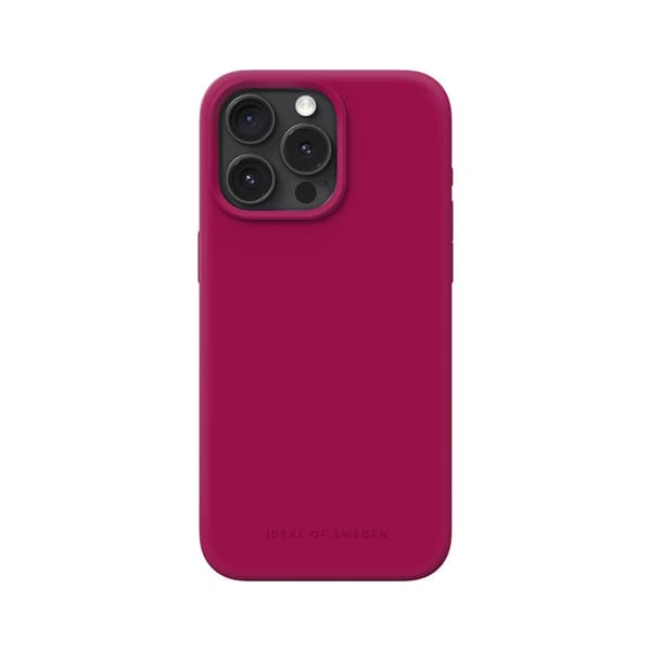 Ideal of Sweden iPhone 15 Pro Max Kuori Silicone Case MagSafe Magenta
