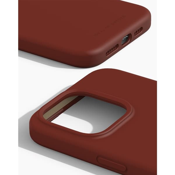 Ideal of Sweden iPhone 15 Pro Max Kuori Silicone Case MagSafe Dark Amber
