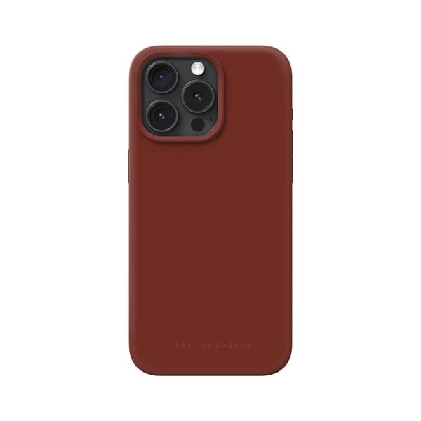 Ideal of Sweden iPhone 15 Pro Max Kuori Silicone Case MagSafe Dark Amber