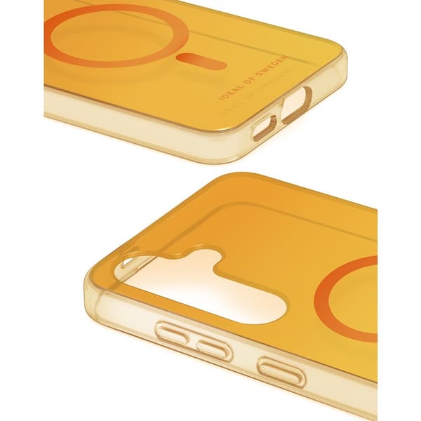 Ideal of Sweden Samsung Galaxy S24/Galaxy S25 Skal Clear Case MagSafe Orange Spritz