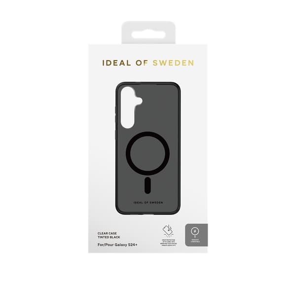 Ideal of Sweden Samsung Galaxy S24 Plus/Galaxy S25 Plus Kuori Clear Case MagSafe Tinted Black