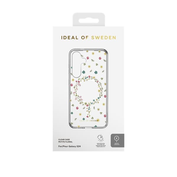Ideal of Sweden Samsung Galaxy S24/Galaxy S25 Kuori Clear Case MagSafe Petite Floral