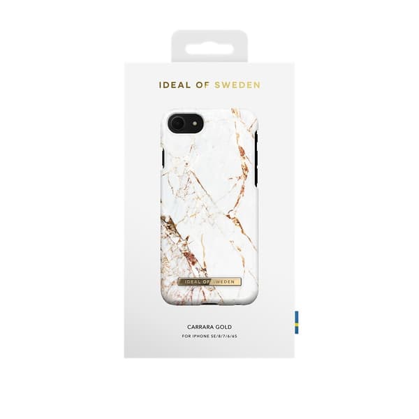 Ideal of Sweden iPhone 6/6S/7/8/SE Kuori Fashion Case Carrara Gold