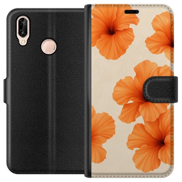 Huawei P20 lite Tegnebogsetui Papaya Punch