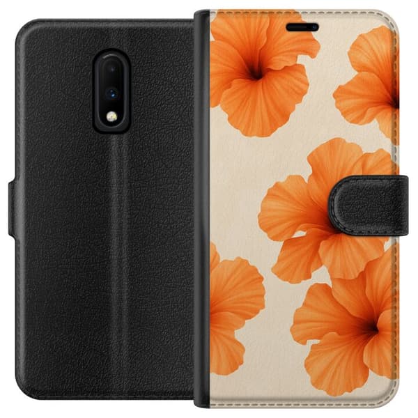 OnePlus 7 Tegnebogsetui Papaya Punch