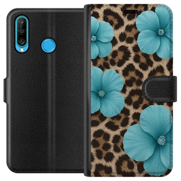 Huawei P30 lite Tegnebogsetui Blossom Beast
