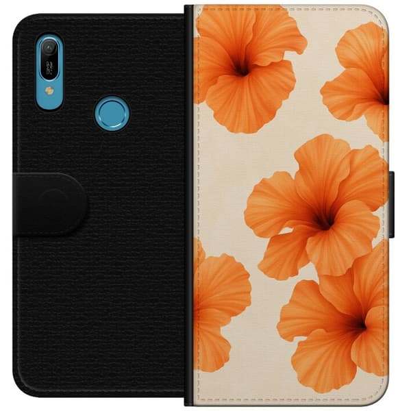 Huawei Y6 (2019) Lompakkokotelo Papaya Punch