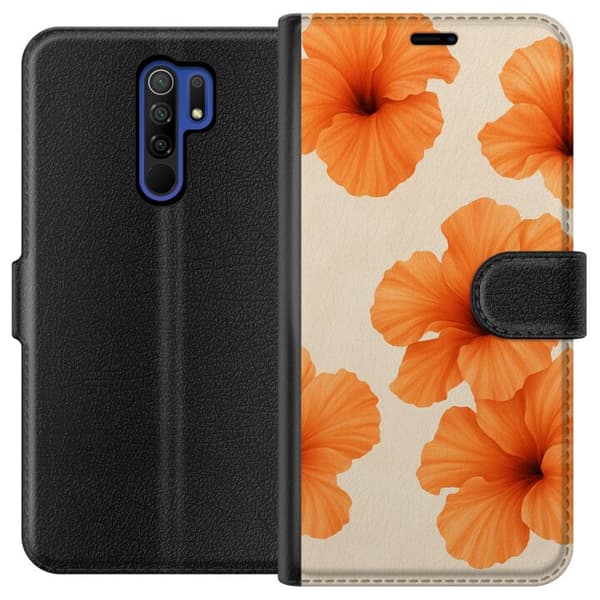 Xiaomi Redmi 9 Plånboksfodral Papaya Punch
