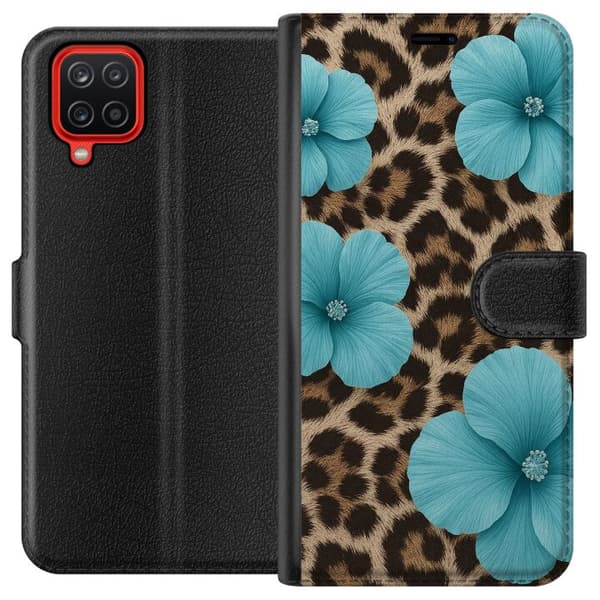 Samsung Galaxy A12 Tegnebogsetui Blossom Beast