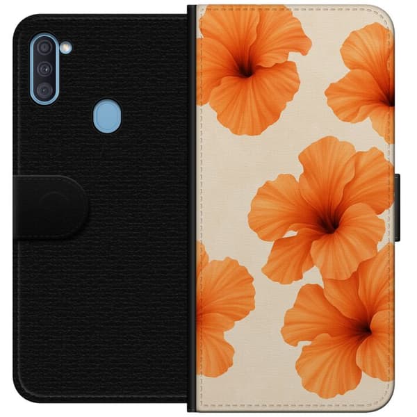 Samsung Galaxy A11 Lompakkokotelo Papaya Punch