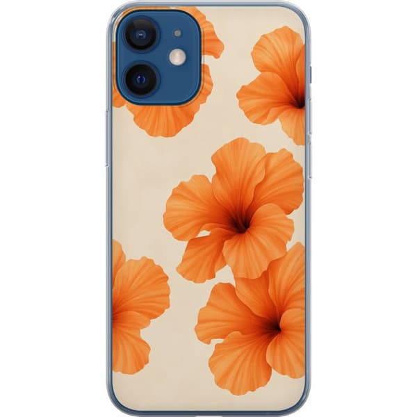 Apple iPhone 12 mini Gennemsigtig cover Papaya Punch
