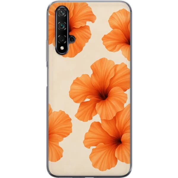 Huawei nova 5T Genomskinligt Skal Papaya Punch
