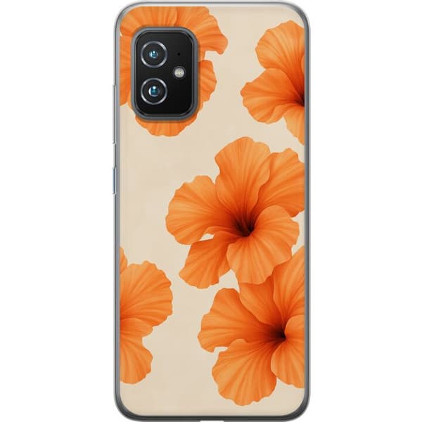 Asus Zenfone 8 Gennemsigtig cover Papaya Punch