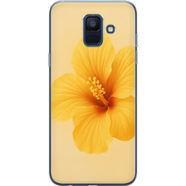 Samsung Galaxy A6 (2018) Läpinäkyvä kuori Lemon Zing