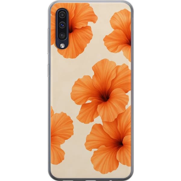 Samsung Galaxy A50 Gennemsigtig cover Papaya Punch