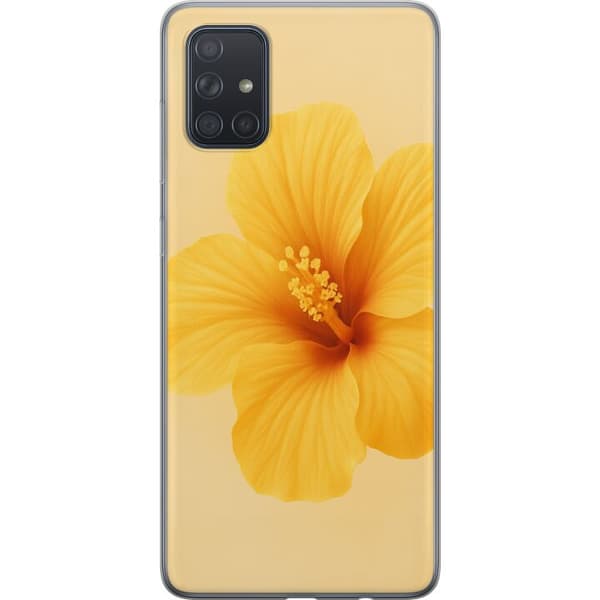 Samsung Galaxy A71 Läpinäkyvä kuori Lemon Zing