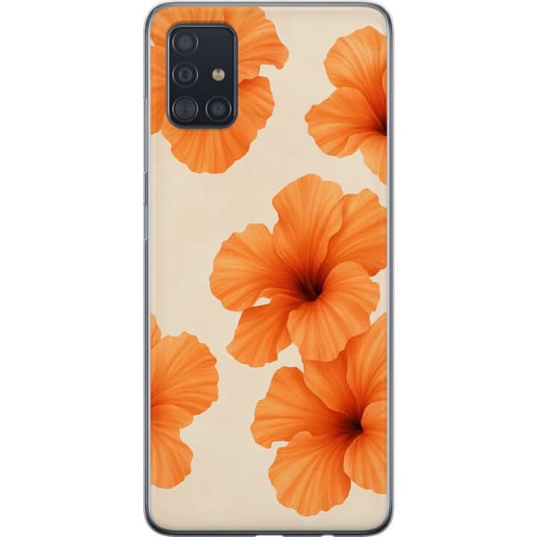 Samsung Galaxy A51 Gennemsigtig cover Papaya Punch