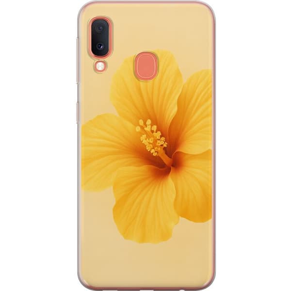 Samsung Galaxy A20e Genomskinligt Skal Lemon Zing